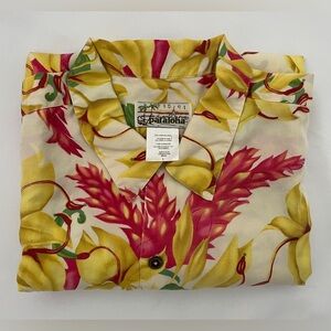 Vintage Patagonia Pataloha Hawaii Aloha Shirt Y2K Awapuhi Ginger Flower 52555FA